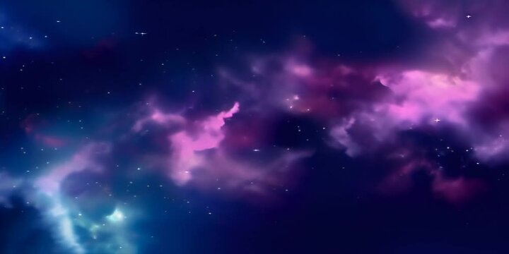 pattern backdrop astronomy or astrology resolution high a nebula blue and pink purple with sky night the in stars background texture space seamless