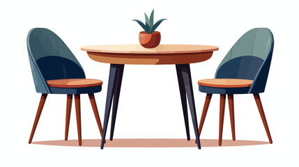 Table with chair design Home room decoration
