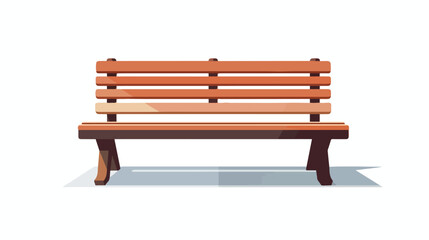 Tennis Player Bench Icon. Shadow Reflection Design.