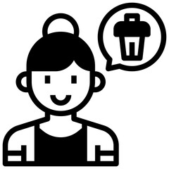 DELETE,remove,trash,avatar,user,woman.svg