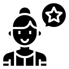 EDIT,write,interface,avatar,user,woman,Glyph,06.svg