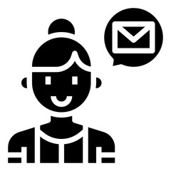 EMAIL,envelope,interface,avatar,user,woman,Glyph.svg