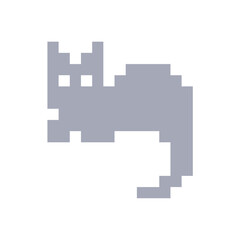 Cat pixel icon - 757148560