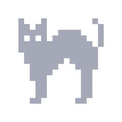 Cat pixel icon - 757148565
