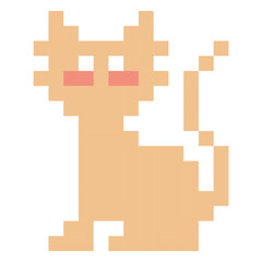 Cat pixel icon - 757148574