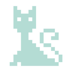 Cat pixel icon - 757148577