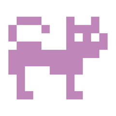 Cat pixel icon