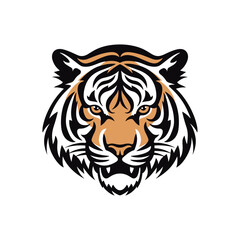 Tiger logo. tiger head vector illustration