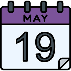 19 May Vector Icon Design