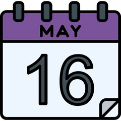 16 May Vector Icon Design