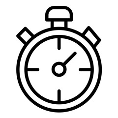 Vector Design Stopwatch Icon Style