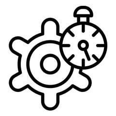 Vector Design Efficiency Icon Icon Style