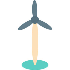illustration of a turbine