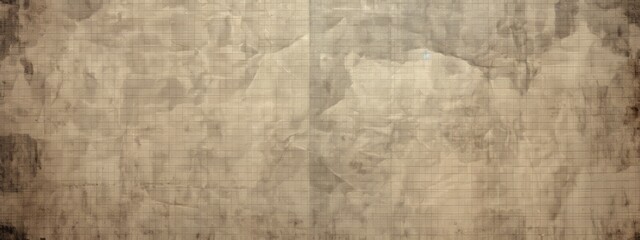 Fototapeta premium Old paper like graph paper Highly detailed, dark muted color, dark brown.