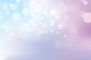 Obraz premium Colorful Bokeh Lights on Purple, Blue, Pink Background. Vector Illustration Of Wallpaper Backdrop For Party, Holiday, Festival