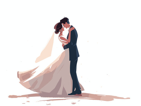  A wedding photographer discreetly captures a couple's tearful first dance preserving a sentimental moment. 
