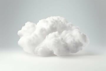 clouds on top of a white background