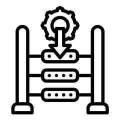 Vector Design Legacy Loom Icon Style