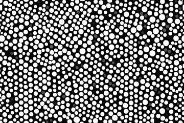 simple illustration enhanced by a background showcasing dots and pixels in black and white