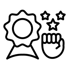 Vector Design Confidence Emblem Icon Style