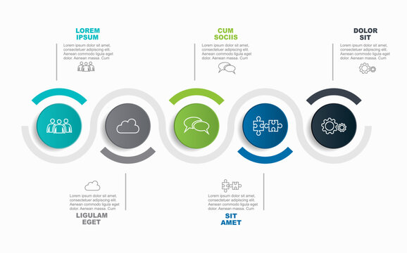 Infographic design template with place for your data. Vector illustration.