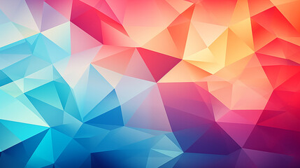 Fototapeta premium Soft Geometric Gradient Mosaic Background