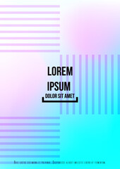 Abstract Futuristic Vector Background with Liquid  Shapes and Lines. Modern Colorful Gradient Wallpaper. Trendy Digital Design for Your Poster, Banner, Template, Web Page.