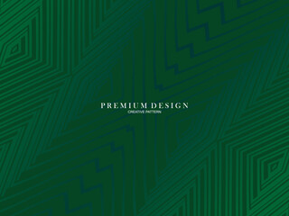 Green gradient colored lines abstract background. Modern design for banners, cards, web design, banners, certificates, etc.