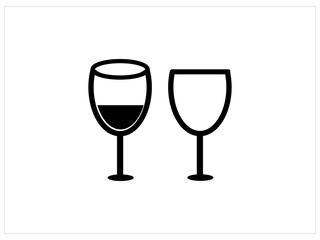 Flat glass design vector illustration,
