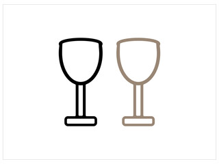 Flat glass design vector illustration,