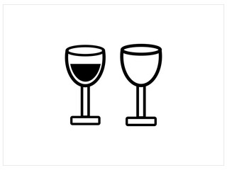 Flat glass design vector illustration,