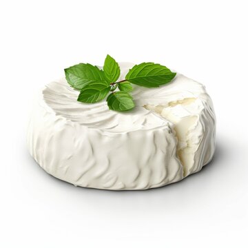 Boursin Cheese isolated on white background