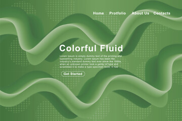 Trendy summer fluid gradient background, colorful abstract liquid 3d shapes. Futuristic design wallpaper for banner, poster, cover, flyer, presentation, advertising, landing page