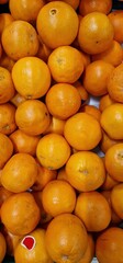 Mandarin is round and has beautiful orange colors.