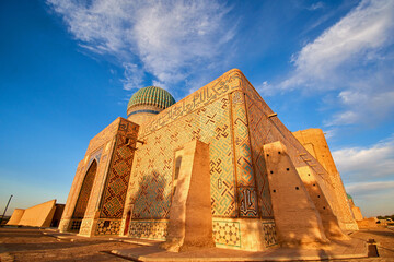 Mausoleum of Khoja Ahmed Yasawi. UNESCO World Heritage Site, Turkestan, Kazakhstan.