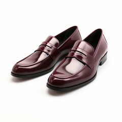 Bordeaux Flats isolated on white background