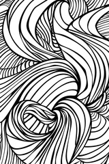 Captivating abstract background with undulating wavy lines creating a sense of movement