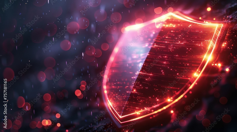 Aufkleber an anti-virus digital shield for landing pages. protects your ip address from viruses.