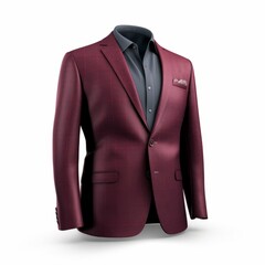 Bordeaux Blazer isolated on white background