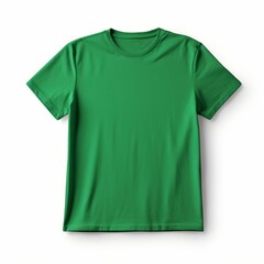 Green T-Shirt isolated on white background