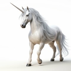 Unicorn isolated on white background