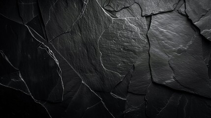 A high-resolution image presenting a refined slate texture, conveying a sense of luxury and natural elegance, suitable for sophisticated interior design or premium backgrounds. - obrazy, fototapety, plakaty