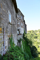 Vitorchiano, strade, vicoli, piazze e case della città medievale - Viterbo, Tuscia Lazio	