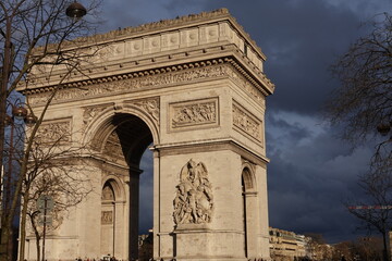 Obraz premium Arc de Triomphe de l'étoile à Paris
