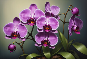 Fototapeta premium Purple orchid