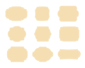 Vector set vintage labels