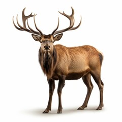 Elk isolated on white background
