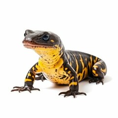 Obraz premium Salamander isolated on white background