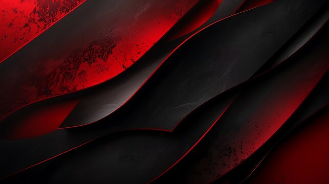 3D red gray techno abstract background overlap layer on dark space with rough decoration. Modern graphic design element cutout shape style concept for web banners, flyer, card, or brochure cover