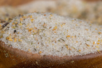 salt mixed with spices for cooking